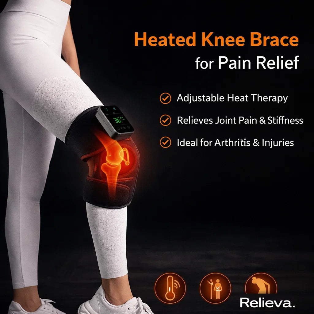 Relieva Heated Knee Massager for Everyday Comfort and Relief