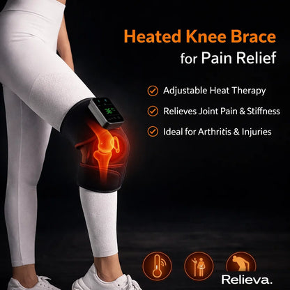 Relieva Heated Knee Massager for Everyday Comfort and Relief