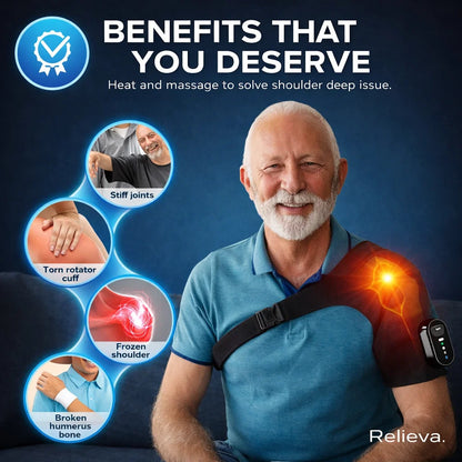 Relieva Malta Shoulder Heat Massager for Everyday Comfort and Relief