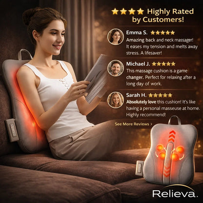 Relieva Premium Super Slim Deep tissue Back Massager