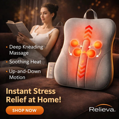 Relieva Premium Super Slim Deep tissue Back Massager