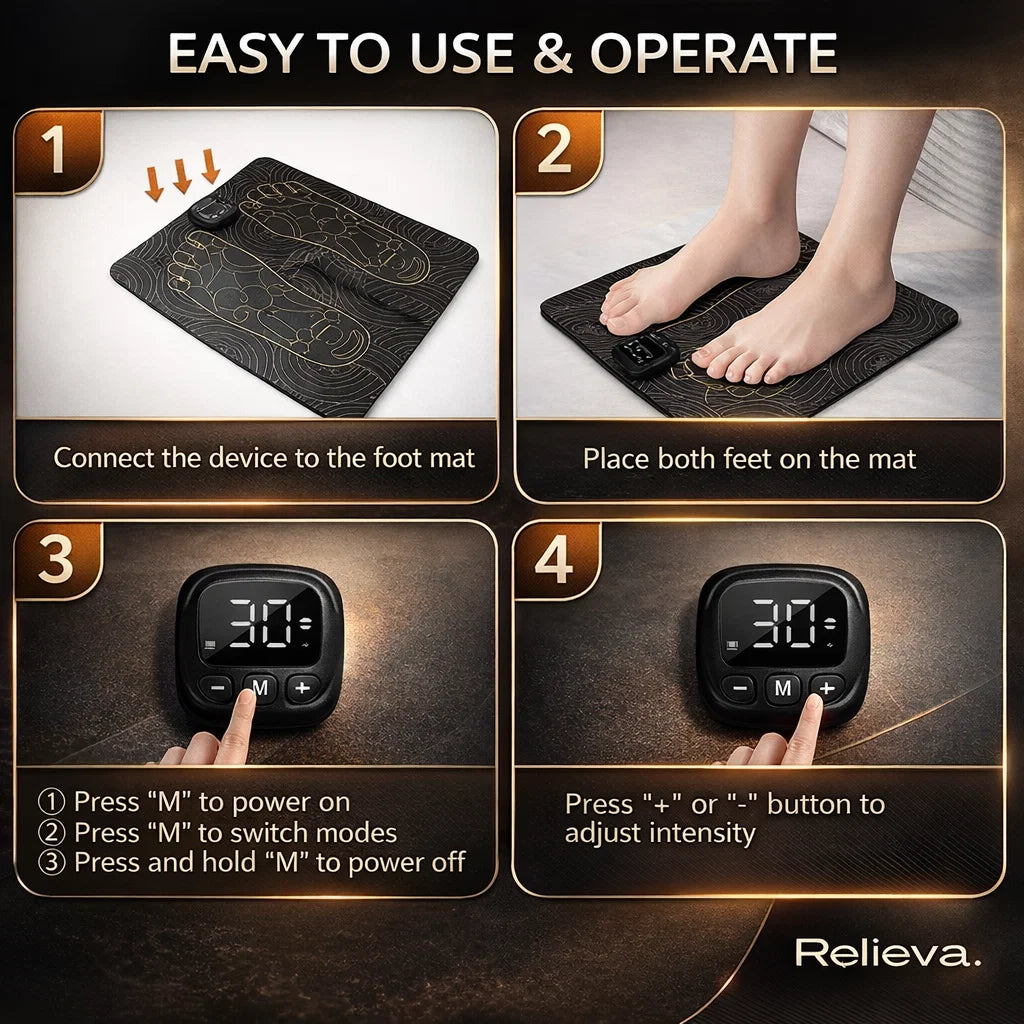 🦶 EMS Foot Massager - Serħan għas-Saqajn Tiegħek f’Minuti